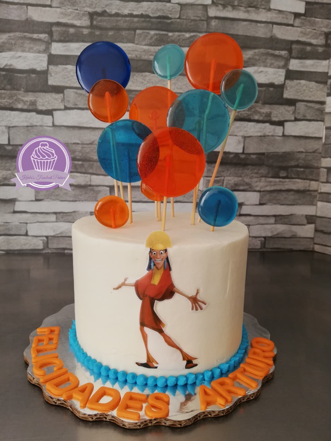 Pastel para cumpleaños en Fondant Palace