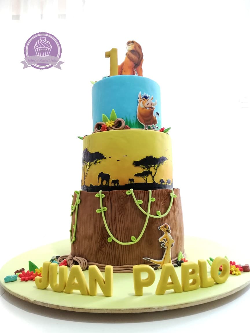Pastel para cumpleaños en Fondant Palace