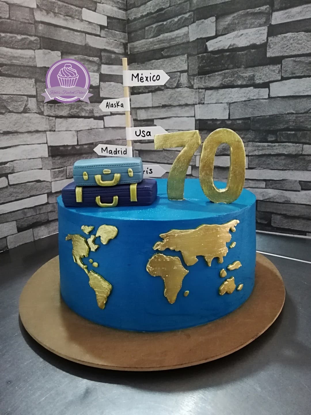 Pastel para cumpleaños en Fondant Palace