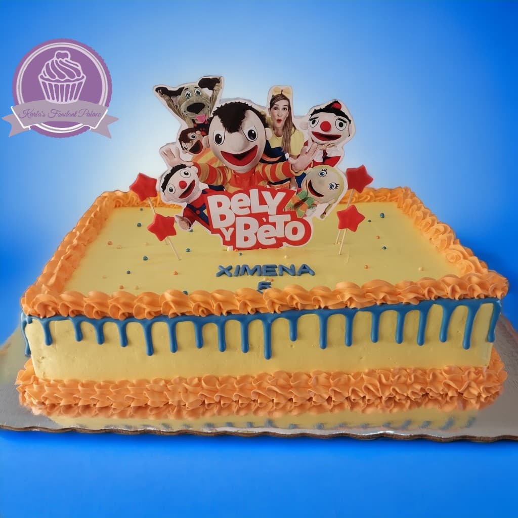 Pastel de cumpleaños decorado