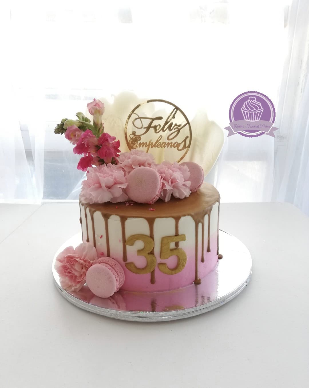 Pastel de cumpleaños decorado