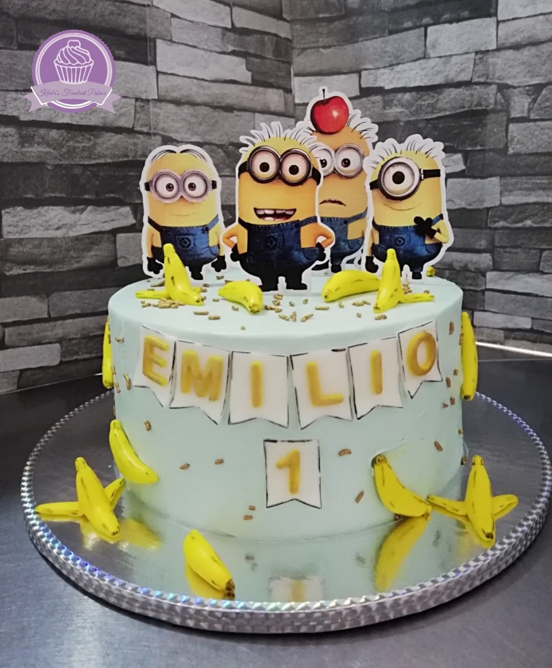 Pastel de cumpleaños decorado