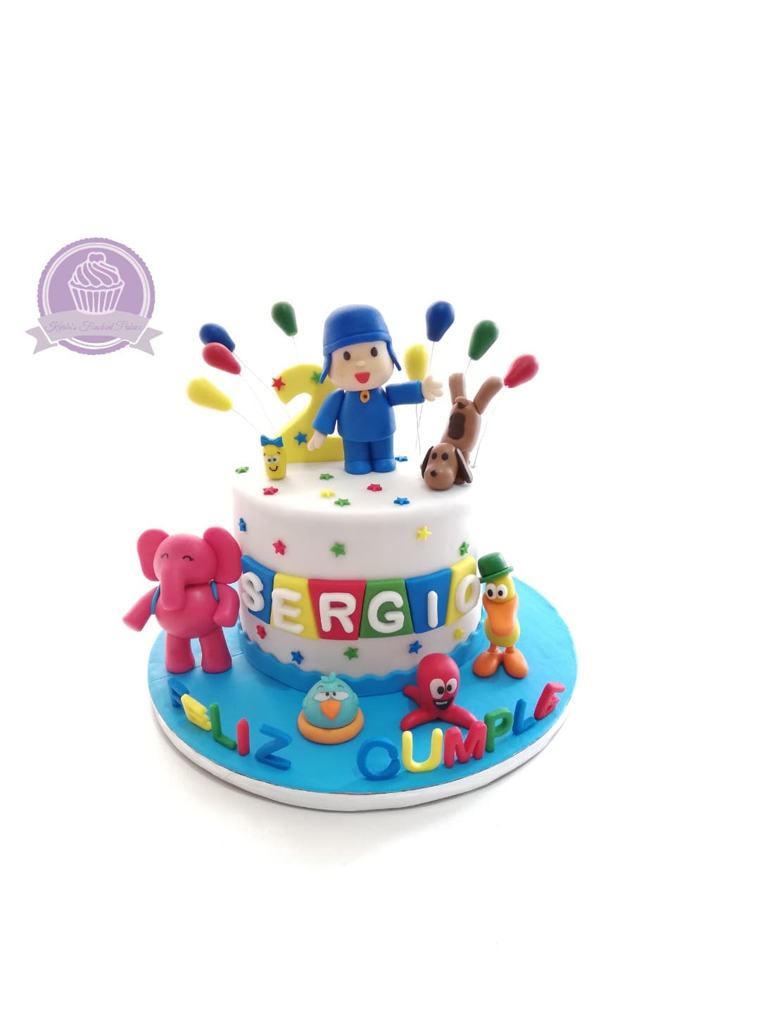 Pastel de fondant para niños en Fondant Palace