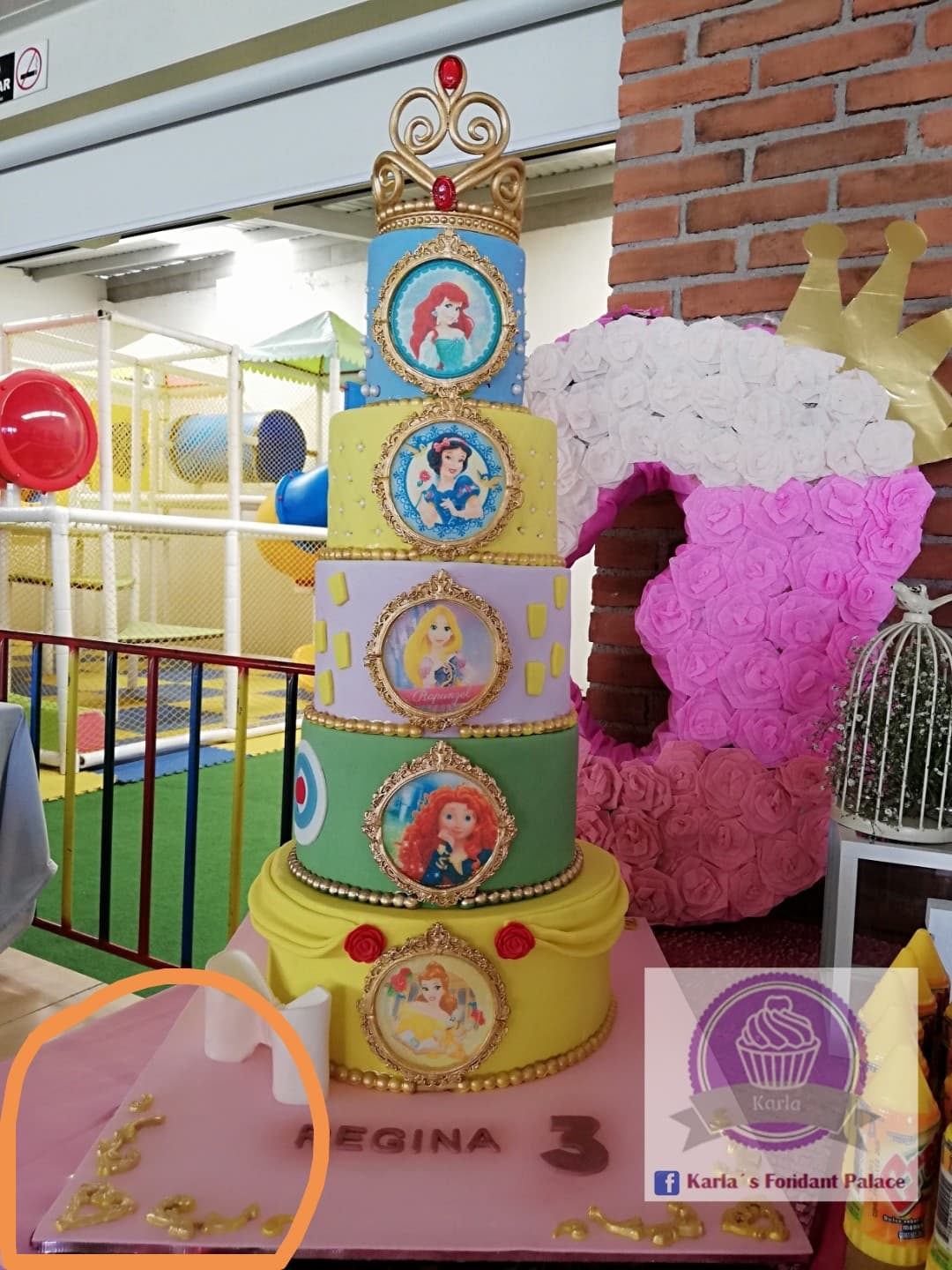Pastel de fondant para niños en Fondant Palace