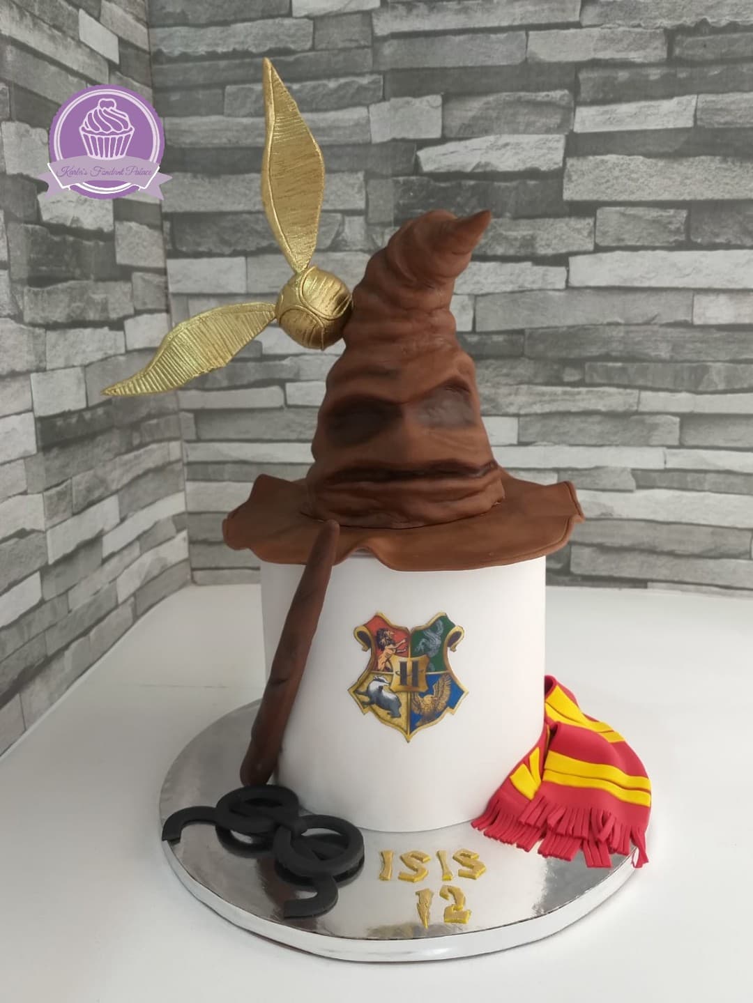 Pastel temático de fondant