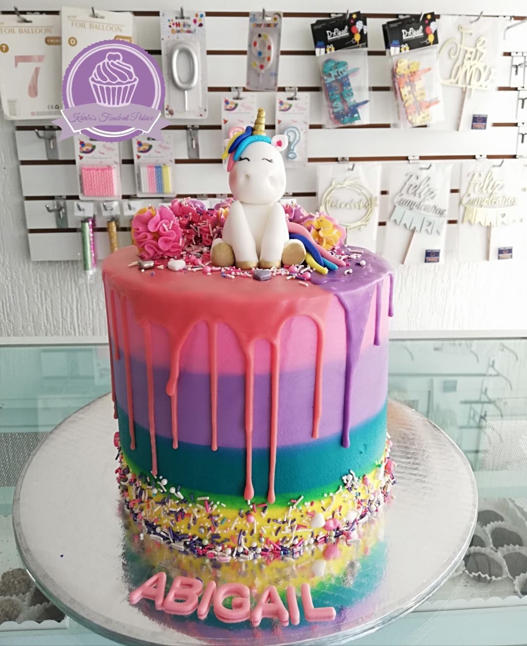 Pastel temático de fondant