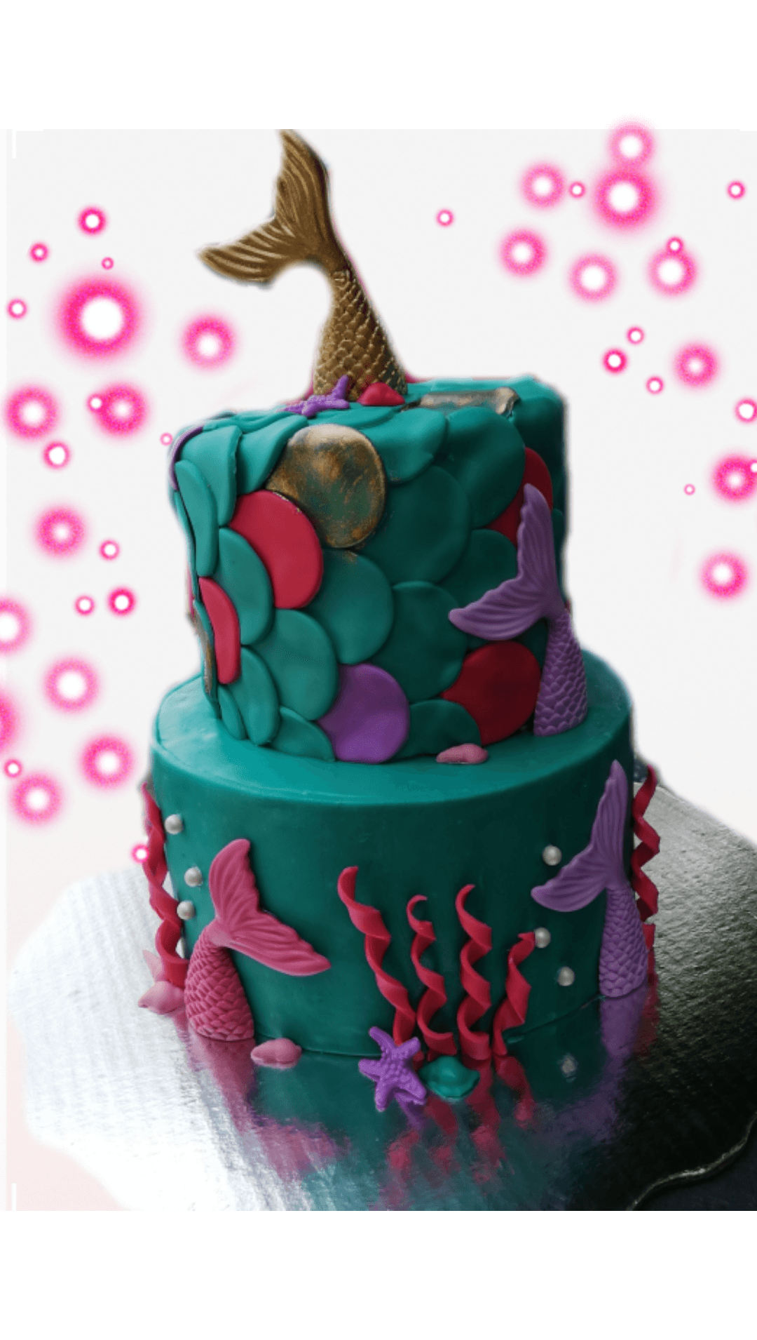 Pastel temático de fondant