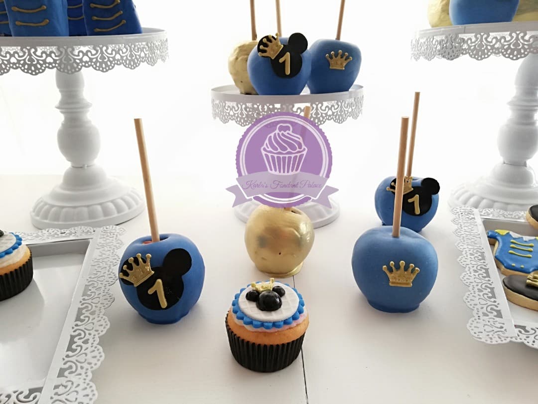 Postre individual para mesa dulce