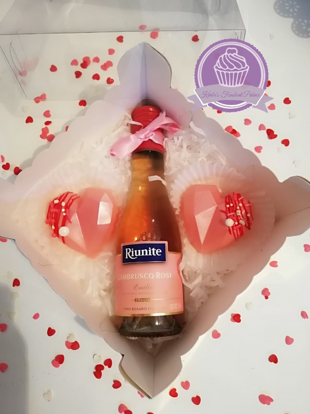 Postre decorado para evento